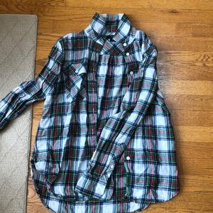 J.Crew colorful flannel
